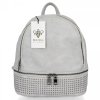 BEE BAG Modny Plecaczek Damski Dolly Jasno Szary